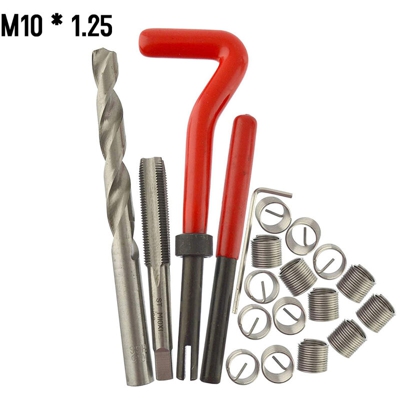 Set di strumenti per la riparazione del filo da 20 pezzi Acciaio inossidabile 304 Acciaio ad alta velocit