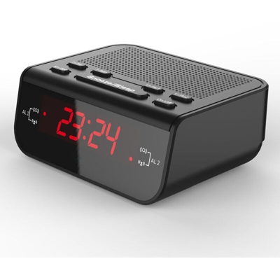 Orologio digitale Sveglia con funzione radio Funzione snooze CR-246-EU Spedizione senza batteria Piccolo standard europeo