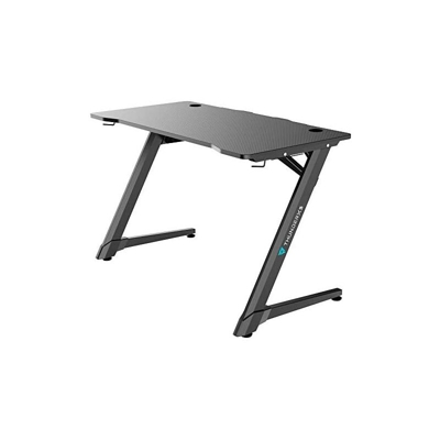 Tavolo da gioco thunderx3 ed3 telaio in acciaio da 120x60cm con piano d'appoggio in acciaio con cavo di gestione in fibra di carbonio e guide dei