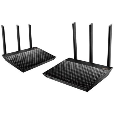 AiMesh AC1900 Dual-band (2.4 GHz / 5 GHz) Gigabit Ethernet Nero router wireless