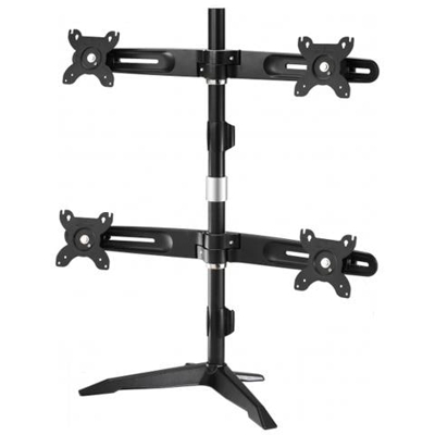 AMR4SU 24'' Portatile Nero base da pavimento per tv a schermo piatto