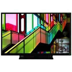 TV 32'' TOSHIBA HD HDMI DVBT2 HDMI / USB SMART ALEXA NETFLIX BASE características