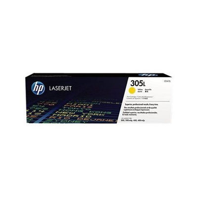 CE412L Toner Originale 305L Giallo per LaserJet Pro 300 Capacità 1 400 Pagine