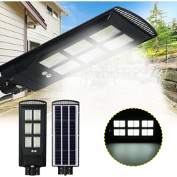 Drillpro - Impermeabile IP65 PIR Sensore di movimento per illuminazione stradale ad energia solare + Controllo della luce + Applique da parete con en oferta