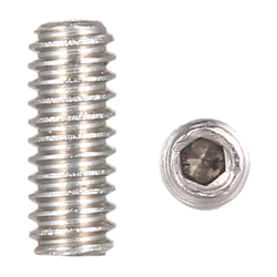 Asupermall - 50PCS DIN916 304 In Acciaio Inox Concava Esagono Incassato Vite di Fissaggio / Senza Testa / Contatore Macchina / Filo Superiore M2 * 5 características