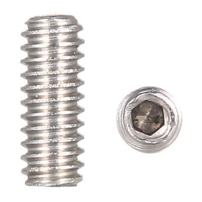 Asupermall - 50PCS DIN916 304 In Acciaio Inox Concava Esagono Incassato Vite di Fissaggio / Senza Testa / Contatore Macchina / Filo Superiore M2 * 5