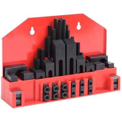 YOUTHUP Set di Serraggio 58 pz in Acciaio Scanalatura a T M10