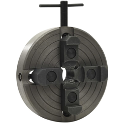 vidaXL Mandrino Legno a 4 Griffe Connessione Acciaio Nero M33 150x63mm en oferta