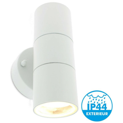 Applique bianca a doppio raggio GU10 IP44 precio