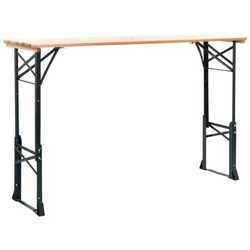 Tavolo Da Birreria Pieghevole 179x50x75/105 Cm In Legno Di Pino en oferta