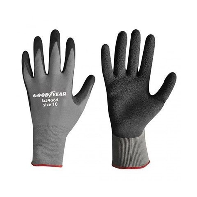 GOODYEAR guanti da lavoro. Nylon/Schiuma di Lattice TAGLIA10 - G34884 LATEX FOAM