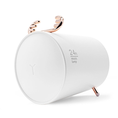 Chiedi a cervo luce musicale USB wireless TWS altoparlante bluetooth ricaricabile luce notturna a led Islanda bianca