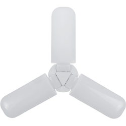 Augienb - 20000LM 3 LED Deformable Blades Luce da garage E27 Soffitto da negozio regolabile en oferta