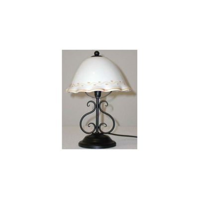 Cruccolini - Lume lumetto luce da comodino como' diametro cm 25 - h cm38
