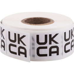 Etichetta termica in rotolo con 800 etichette con logo UKCA 25x25 mm - Bematik precio
