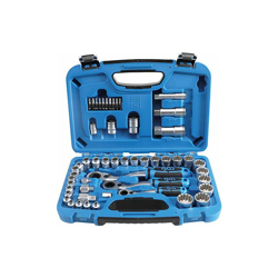 2181, set di chiavi a bussola, 52 pezzi. Gear Lock, SW 4,5-25 mm, con valigetta in plastica, Colore:, Size - BGS precio