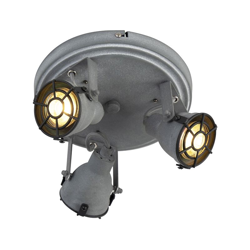 QAZQA Faretto medox - Industriale - Metallo - Grigio - Tondo Max. 3 x Watt características