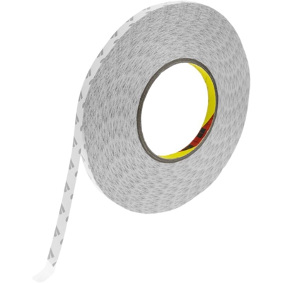 PrimeMatik - Nastro biadesivo 8x2.8mm bianco