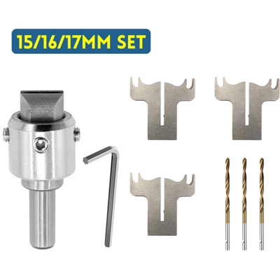Lavorazione del legno ad alta velocità per fresa per fresa ad anello in legno multifunzione (set da 15/16 / 17 mm)