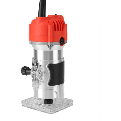 Drillpro - 20.000 giri / min 2300 W Trimmer elettrico per legno Grinder Fresa Edger Trimmer Lucidatura Lavorazione del legno Strumento fai da te con