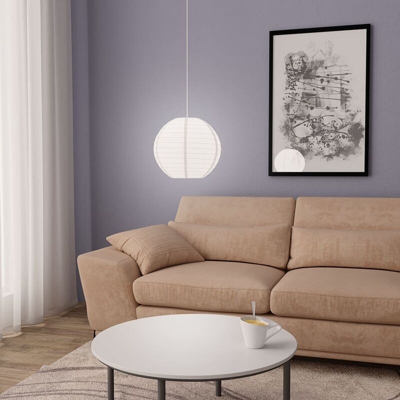YOUTHUP Lampadario da Soffitto Bianco ?30 cm E27 - Bianco