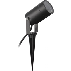 FARETTO DA GIARDINO NERO GU10 230V IP65 - Lampo en oferta