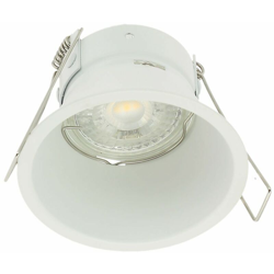 Supporto a soffitto bianco fisso in bassa luminanza KINGDOM GU10 Diam 82 en oferta