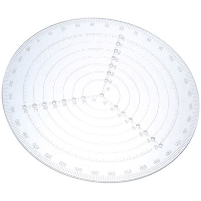 Asupermall - Righello centrale per la lavorazione del legno Strumento per trovare il centro Strumento per localizzatore centrale in legno irregolare