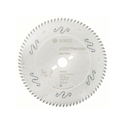 Bosch Lama per sega circolare Top Precision Best for Wood, 250 x 30 x 3,2 mm, 80 - 2608642113