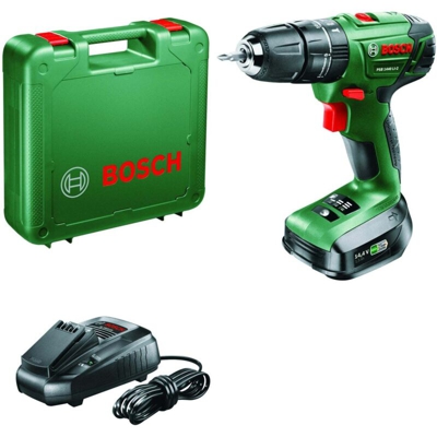 Trapani avvitatori a percussione a battera ibosch psb 1440 li da 14,4v-1,5ah