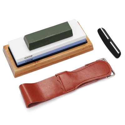 Pietra per affilare lucidante bifacciale al corindone bianco 1000/6000