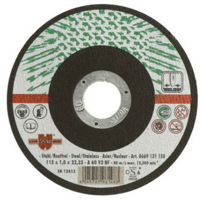 Dischi da Taglio 115x1 Disco Mola per Inox 1pz 0669131150 wurth