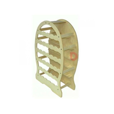 Cantinetta cantinette vino botte in legno chiaro porta bottiglie 33post 61x27x96