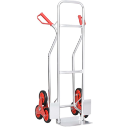 YOUTHUP Carrello a Mano per le Scale con 6 Ruote 51x53,5x118 cm 150 kg - Argento en oferta