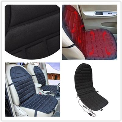 Copri-riscaldatore riscaldatore cuscino sedile 12V Adattatore nero Auto Winter