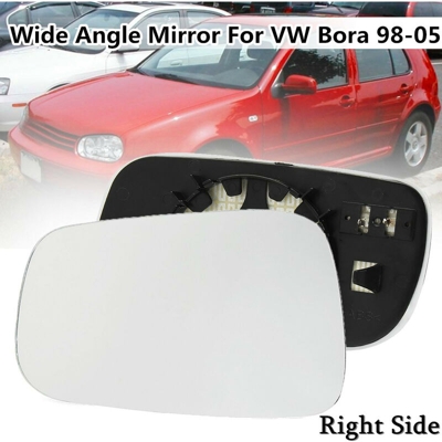 Clip lato passeggero sinistro in vetro riscaldato per specchietto per VW Bora 98-05