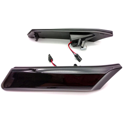 LEDLUX LN3003 Kit Freccia Laterale a Led Side Marker Dinamica Lente Fume Porsche 911 997 Boxster 987 Cayman 987C Resistenza Inclusa