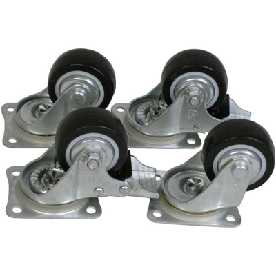 MALLEWKIT Kit ruote Acciaio, Gomma - Viso