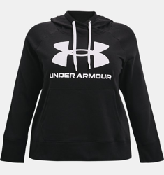 Felpa con cappuccio UA Rival Fleece Logo da donna en oferta