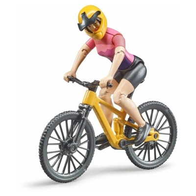 Bruder - Mountain bike con ciclista