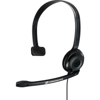PC 2 Chat Cuffia Padiglione auricolare Nero, Headset