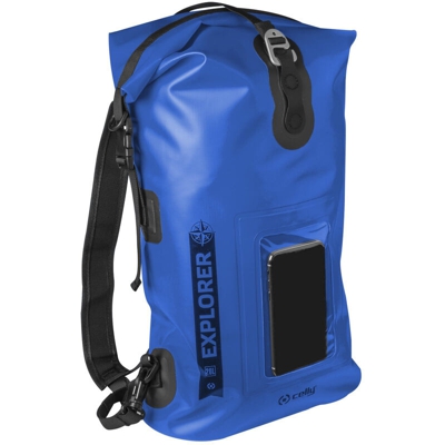 Explorer zaino Nero/Blu PVC - Celly