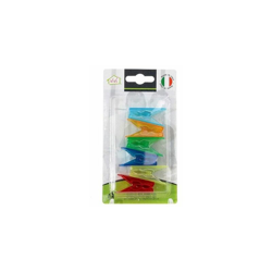6 Mollette fermafogli in plastica colorata Vivi en oferta
