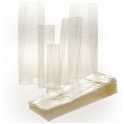 Confezione 100 Buste Fondo Quadro Trasparenti 12x37x7cm - Piennepi