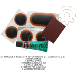 Kit foratura bicicletta tiptop tour tt-01 (1 pz) características