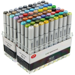 Set di pennarelli per schizzi a colori da 72 pezzi características