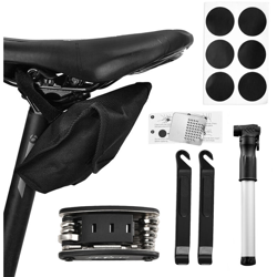 Set di attrezzi per bicicletta + mini pompa (21047 + 321651) precio