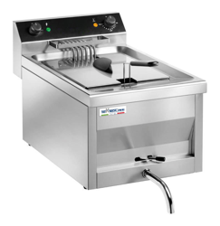 Friggitrice professionale 12 Litri 9000W cm 40x70x42 FR12 - Teknoline en oferta