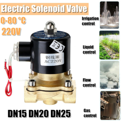 Valvola pneumatica elettrovalvola elettrica 12V per acqua aria gas características