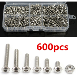 Vite esagonale in acciaio inossidabile M3 304 da 600 pezzi con dado precio